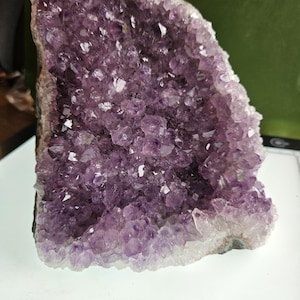 Amethyst Cut Base Cluster !! All Natural !! Gemmy Purple With Perfect Points ! 4 POUNDS !
