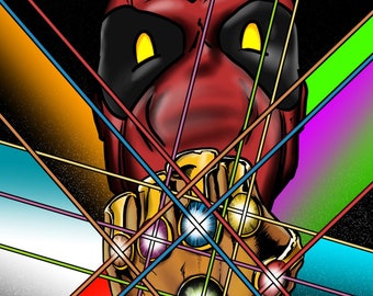 Deadpool Infinity Gauntlet | Parody Fan Art