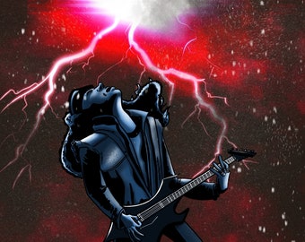 Stranger Things Eddie Munson | Fan Art | Heavy Metal Guitar | Master of Puppets