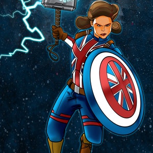 What If Peggy Carter had the Power of Thor? | Fan Art Mashup