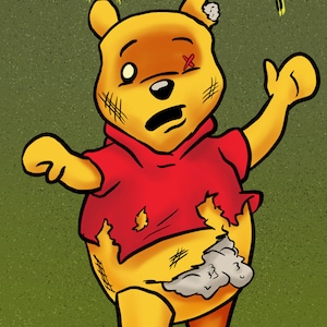 Zombie Winnie the Pooh | Parody Fan Art
