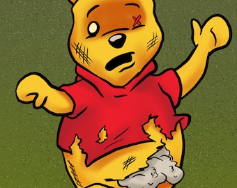 Zombie Winnie the Pooh | Parody Fan Art