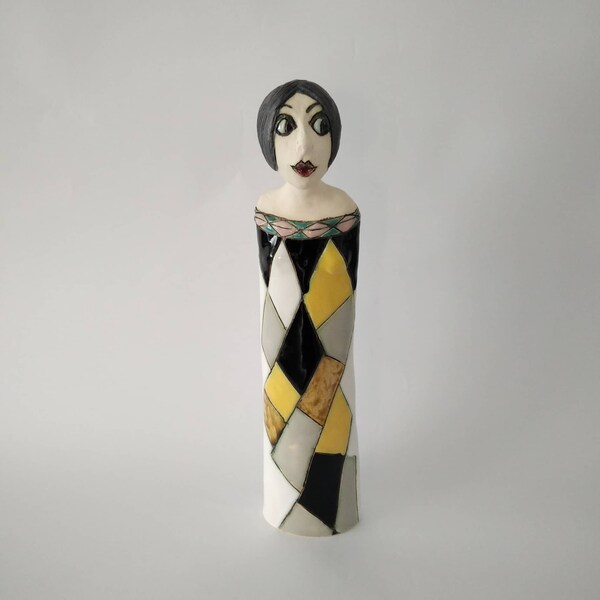 Ceramic Sculpture Woman, Ceramic Figure, Sculpture women, Ceramic sculpture, Female figures, Ceramic woman, Figurative sculpture, Art Statue