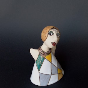 Rzeźba anioła, Rzeźba ręcznie robiona, Rzeźba ceramiczna, Rzeźba nowoczesna, Rzeźba artystyczna, Ceramika ręcznie robiona, Prezent z ceramiki, Dzieło sztuki ceramicznej