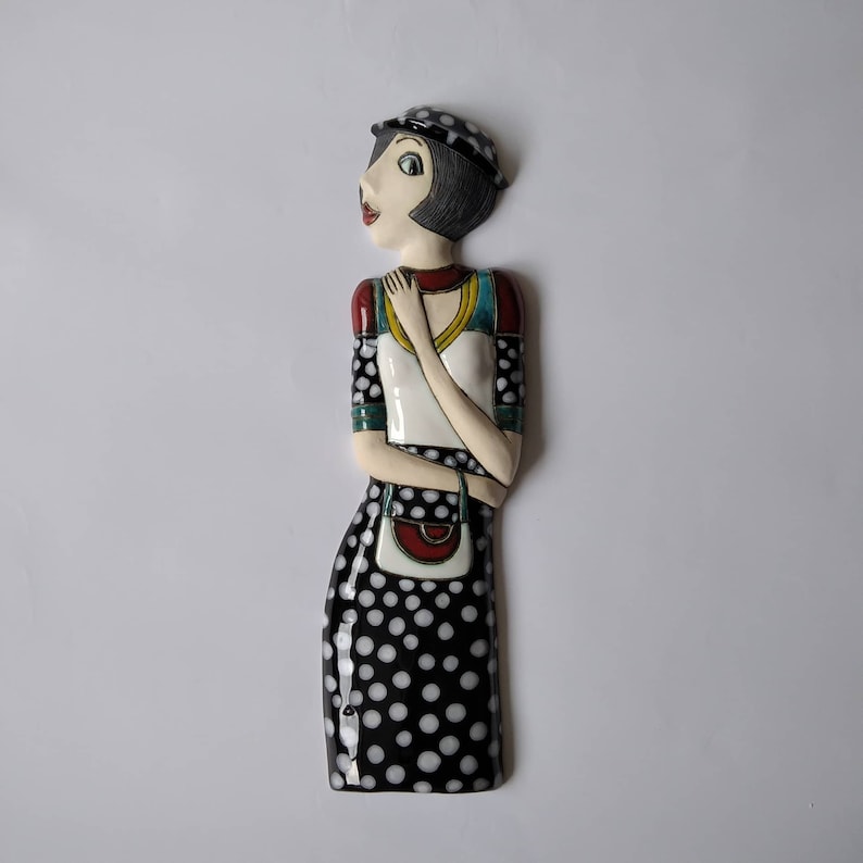 Ceramic Sculpture Ceramic Figures Woman Sculpture Pottery Etsy