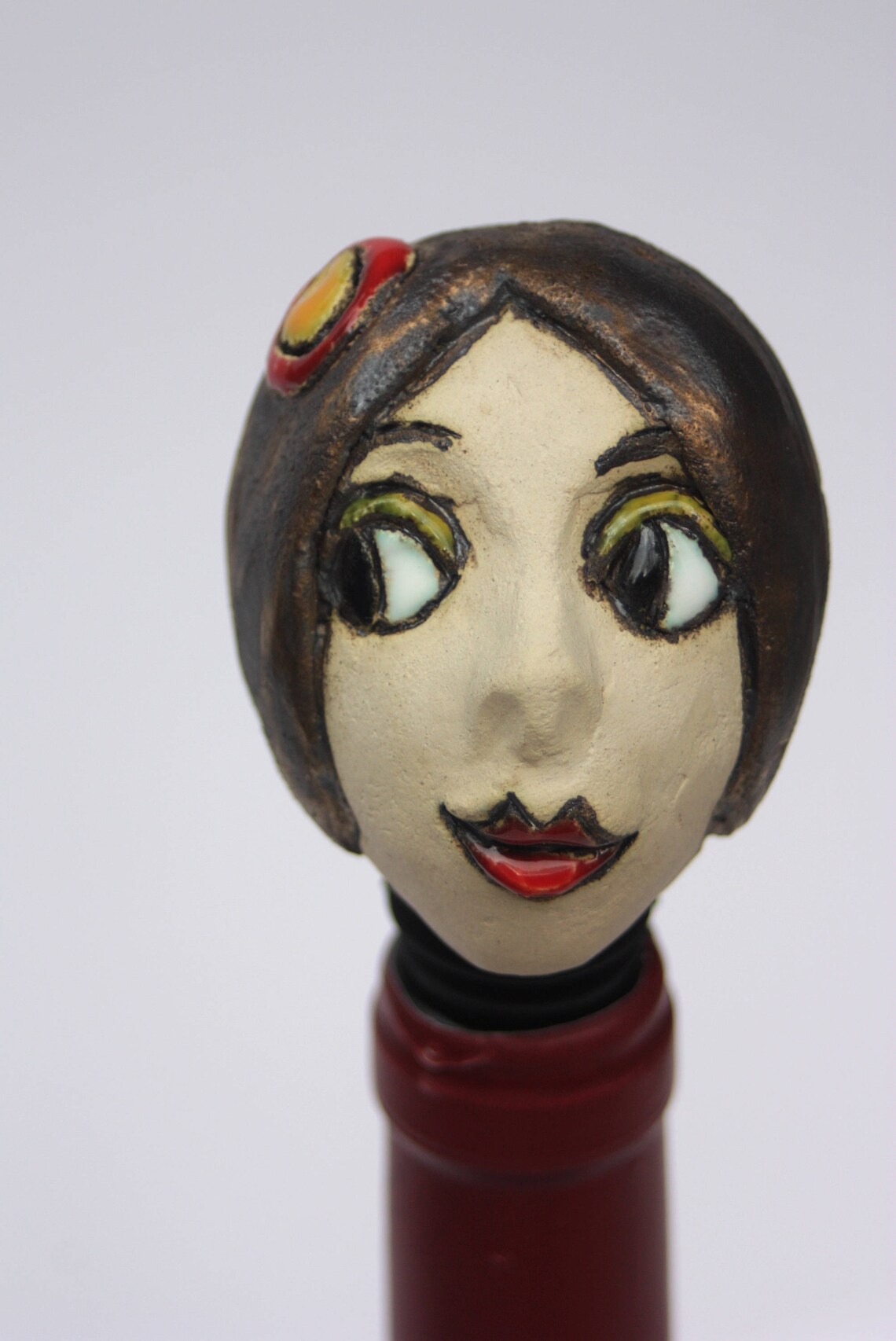 Wine stopper Design wine stopper Bottle wine stopper Etsy