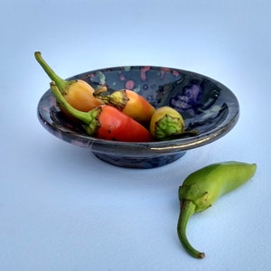 Handmade Ceramic Small Dish, Ceramic Bowl Small, Tiny Bowl Pottery, Ring Dish, Stoneware Small Dish, Handmade Dish, Decorative Dish