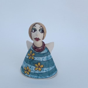 Ceramic Angel, Ceramic Figures, Modern Sculprute, Ceramic Sculpture, Ceramic Woman, Gift for friend, Gift for girl