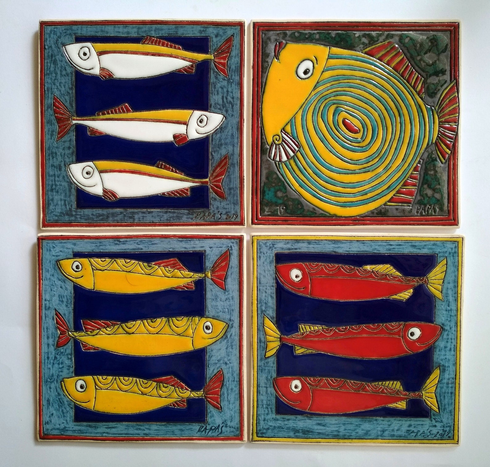 Hanging Tile Wall Hanging Tile Wall Art Wall Decoration Etsy