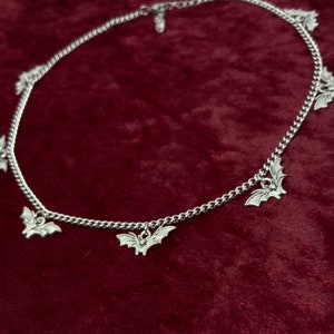 Bat charm necklace