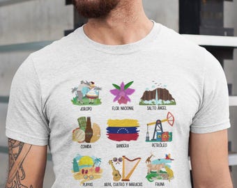 Venezuela symbols, design in JPG, PNG and SVG formats