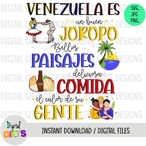 Venezuela es, diseño Svg, Png, Jpg.