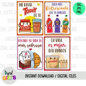 Comida Venezolana, (4 diseños) JPG, PNG, SVG