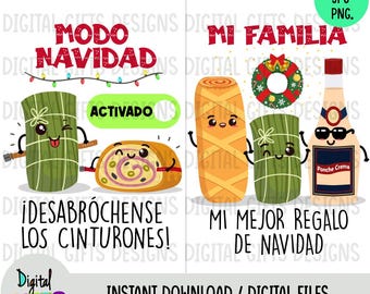 Venezuelan Christmas food, Design in JPG, PNG, SVG formats