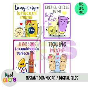 Comida Venezolana, (4 diseños) JPG, PNG, SVG