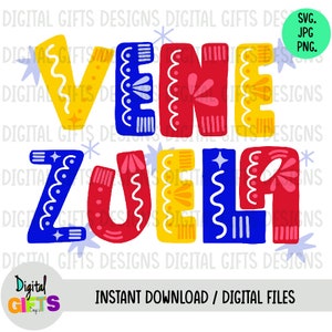 Venezuela tricolor, design Svg, Png, Jpg Design, Silhouette, Cricut, Cut Files.