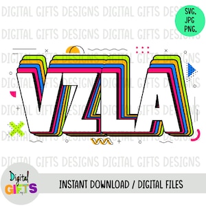 Venezuela memphis style, design Svg, Png, Jpg.