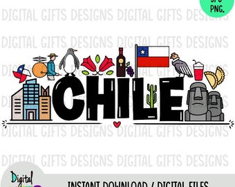 Chile icons, design Svg, Png, Jpg.