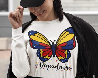 Butterfly and Venezuelan Heart (2 Designs in jpg, png, svg format)