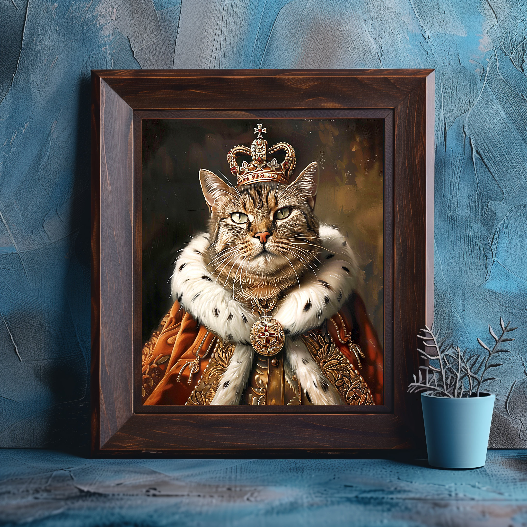 Custom Royal Pet Portrait: Renaissance King or Queen (digital Download ...