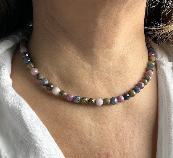 Perle appiattite rotonde sfaccettate 6x4 mm - Quarzo Bordeaux x36cm - Perles & Co