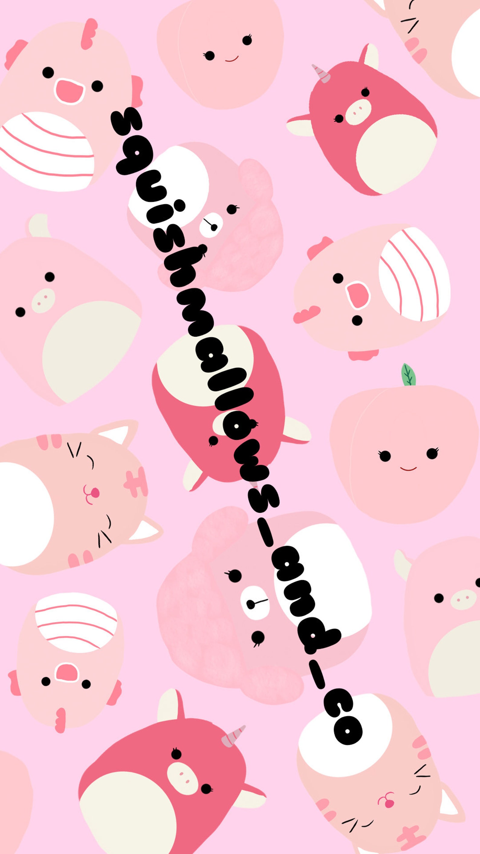 Squishmallows aangepaste wallpaper 3-8 squishmallows digitale | Etsy