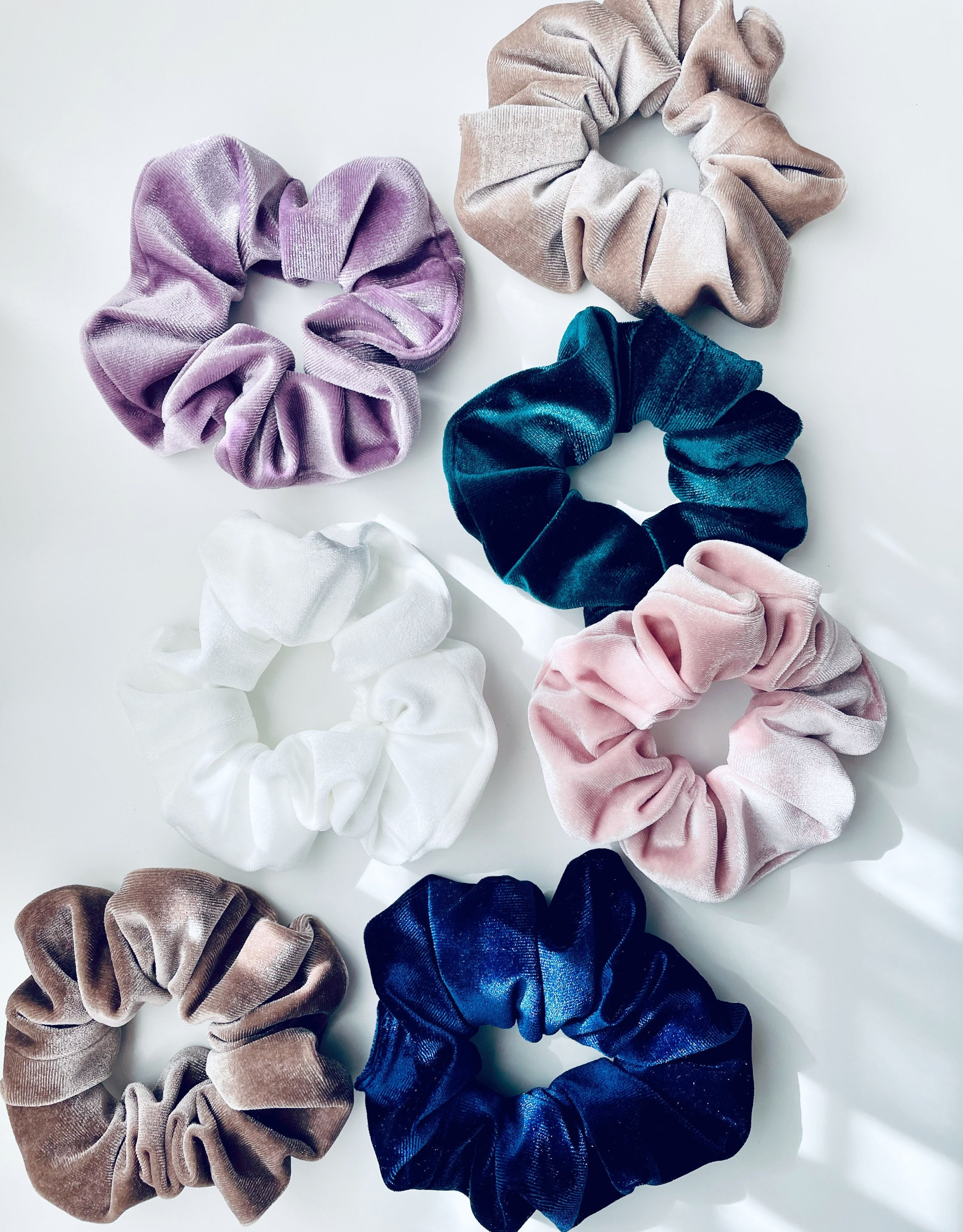 Hair Accessories Soft Scrunchies Handmade Scrunchies Etsy UK