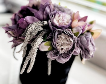 Luxury Artificial Flower Bouquet- Realistic Permanent Florals, Premium Quality, No-Maintenance, Perfect Keepsake/ Gift/Home/, UK/Tracked