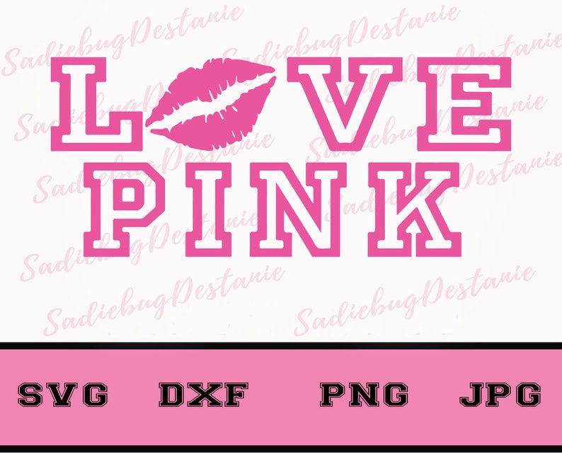Download Bundle Love Pink SVG File Love Pink Clip Art Pink Nation ...