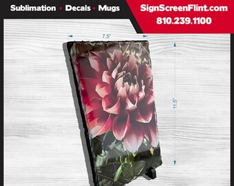 Foto personalizada en piedra/pizarra/sublimación