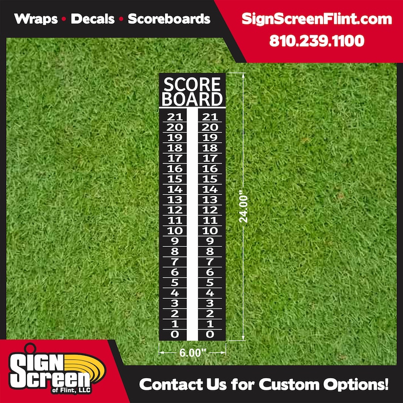 5 Pack Cornhole Scoreboard/score Keeper Sign/ Horseshoe Score/ Score /bean Bag Toss Etsy Canada