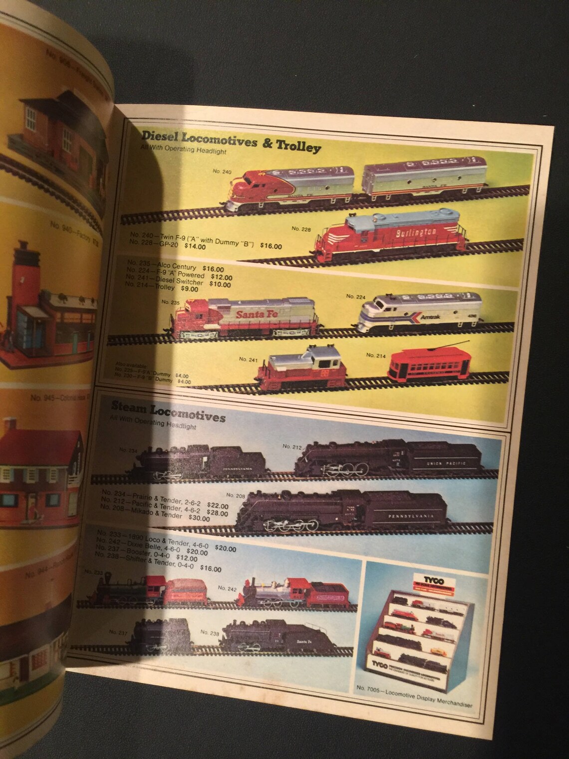 Tyco Ho Trains Slot Car Catalog 1972 1973 Vintage Trains Slot Etsy