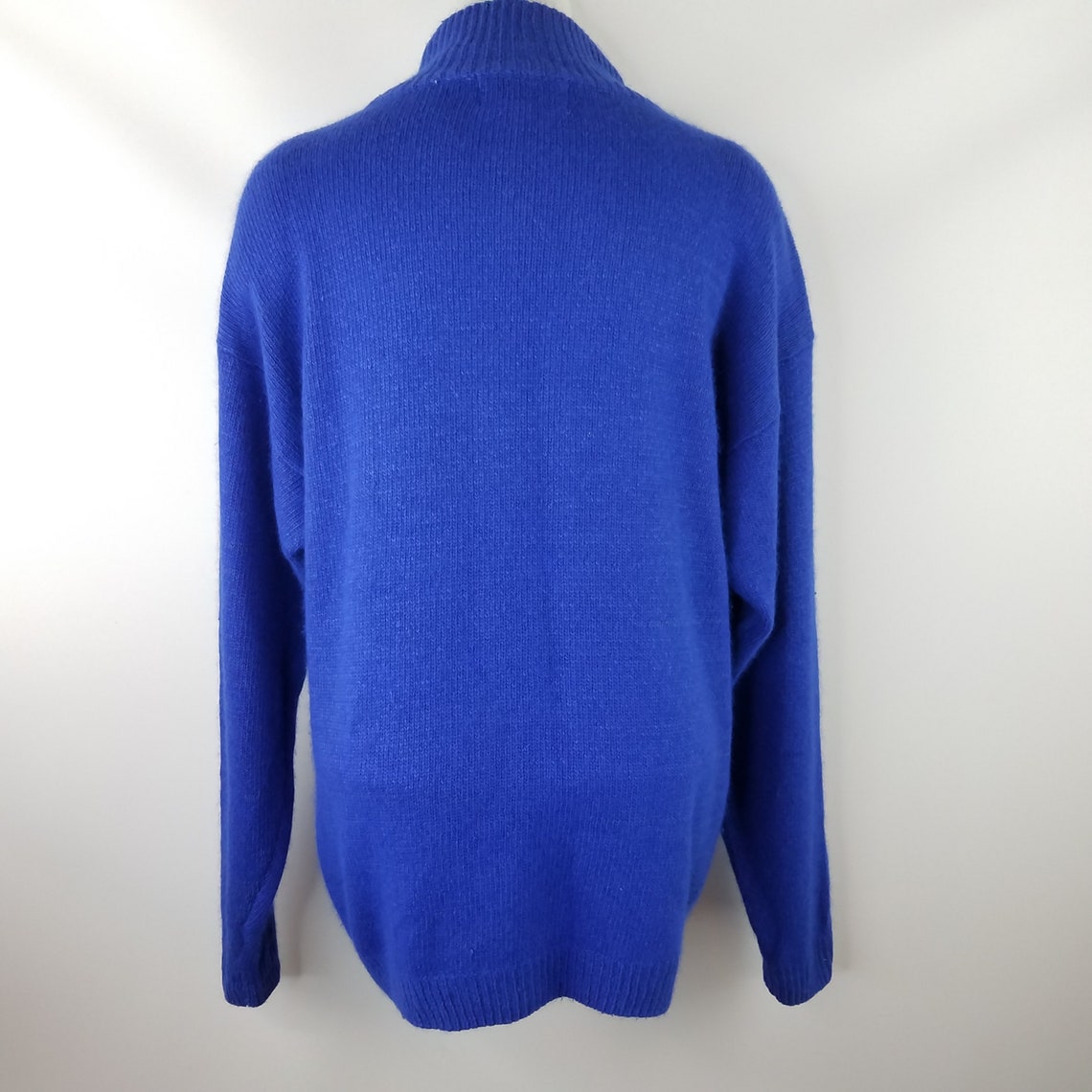 Vintage 90s Silk Angora Beaded Bow Mock Turtleneck Sweater by - Etsy