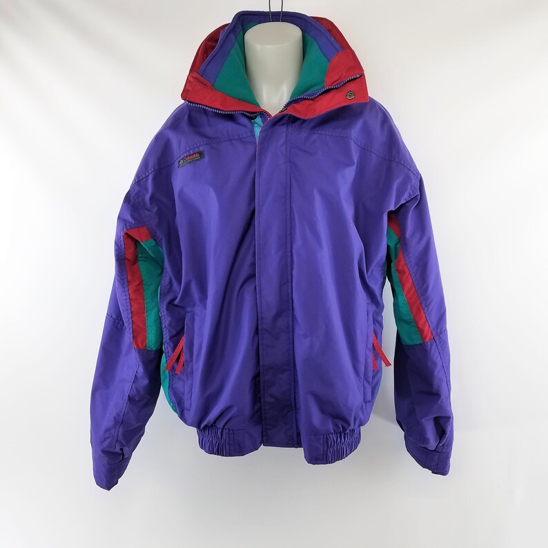 Vintage 90s Columbia Bugaboo Jacket & Coat Purple Teal and | Etsy