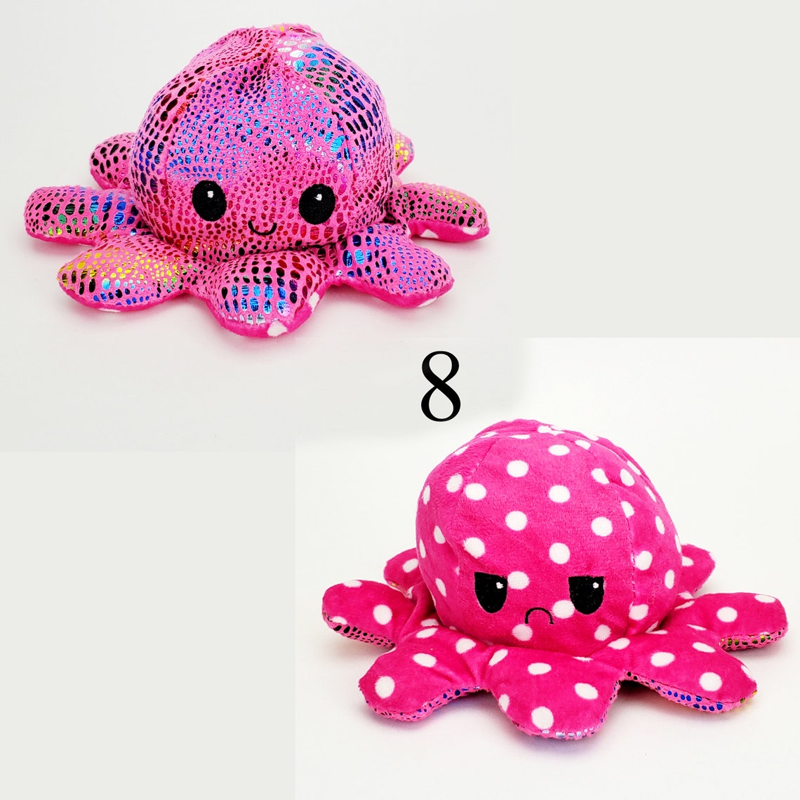 Octopus Plush Realistic Mood Jumbo Octopus Plush Reversible | Etsy
