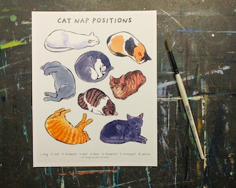 Cat Naps Print