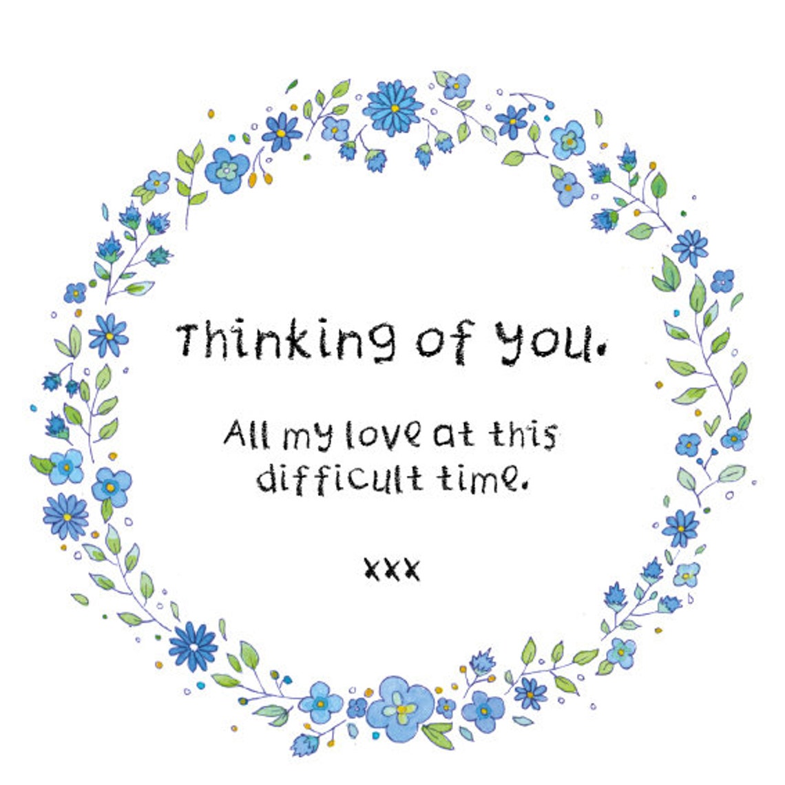 Thinking Of You At This Difficult Time Thinking of You Digital Card Difficult time Card Digital | Etsy