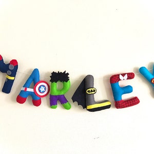 Superhero | superhero name garland | superhero name | superhero theme | superhero name banner| personalised banner| name garland |UK