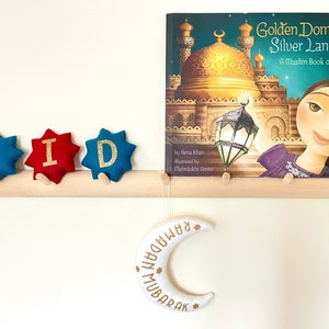 Moon/ crescents/ moon decor / personalised moon / Islamic decor/ Muslim kids / nursery decor / Ramadan decor/ Ramadan moon / crescent