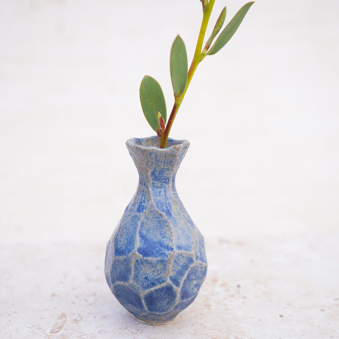 Ceramic Bud Vase // Handmade Stoneware Ceramics - Etsy