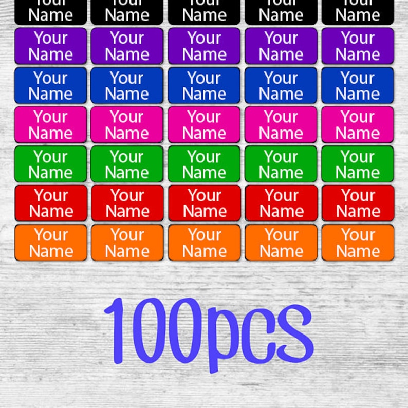 Easy Stick On Clothing Labels Camp Labels Personalized with Etsy