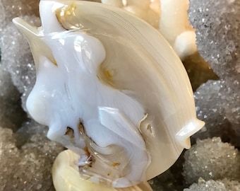 Agate Sunfish - hand carved