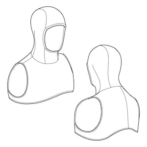 PATTERN: Balaclava with half shirt