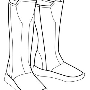 PATTERN: Cosplay boot (to fit over existing sole)