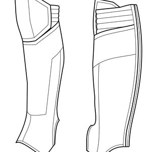 PATTERN: Fitted boot cover with knee cap