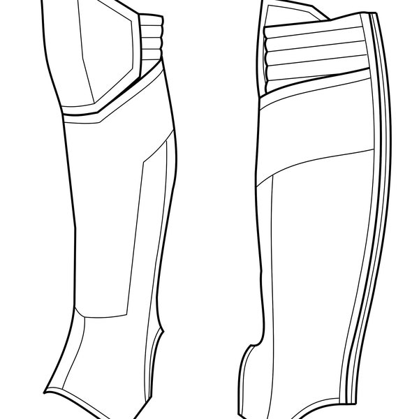 PATTERN: Fitted boot cover with knee cap