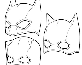 PATTERN: half cowl/helmet in 3 styles - bay, cat, and devil