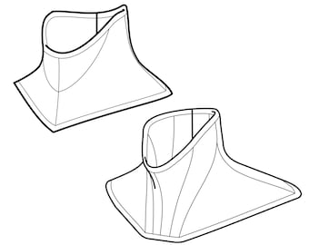 PATTERN: Shaped neck seal in 2 styles