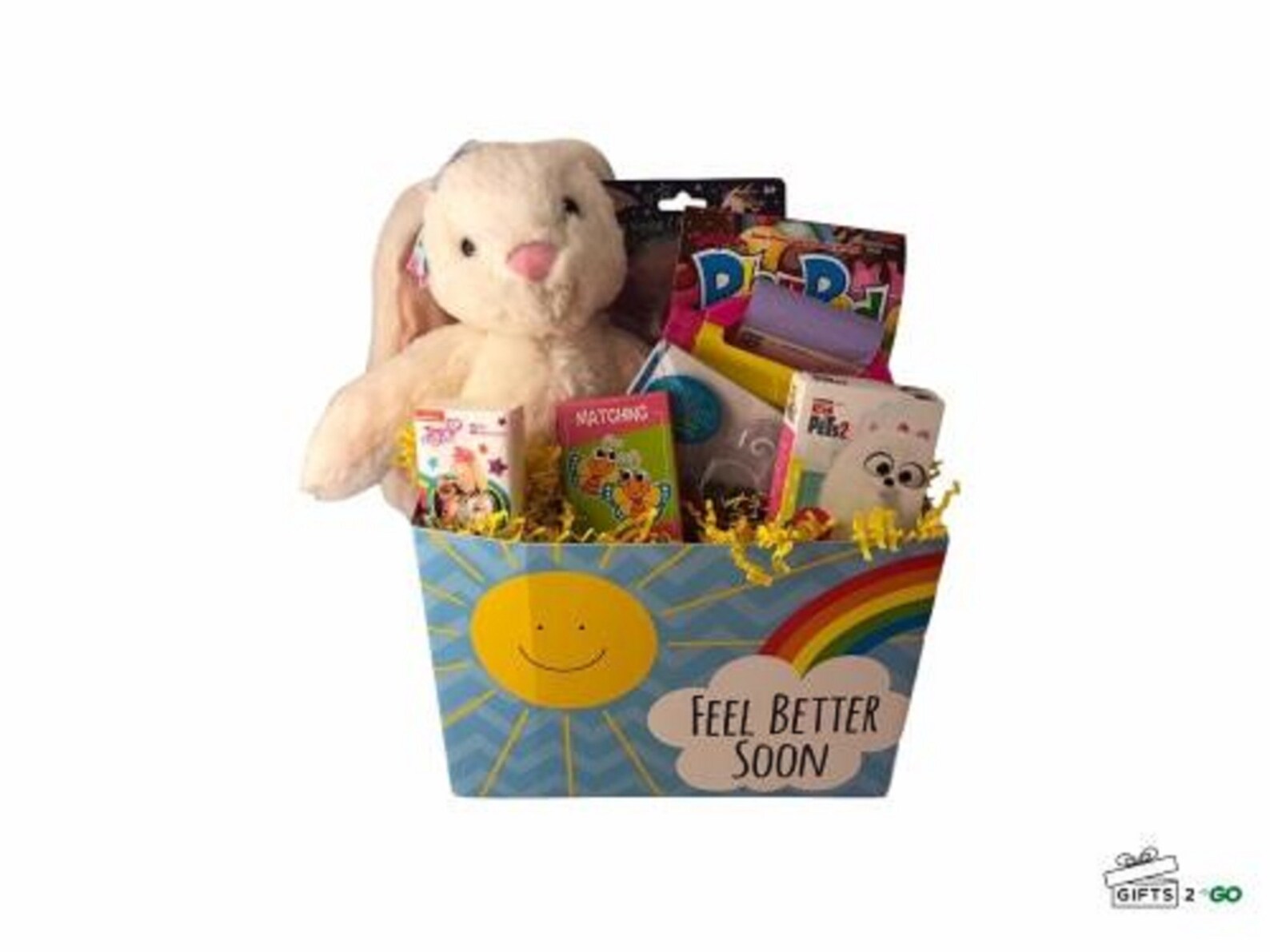 Deluxe Get Well Soon Kid Girls Feel Better Gift Basket Care Etsy
