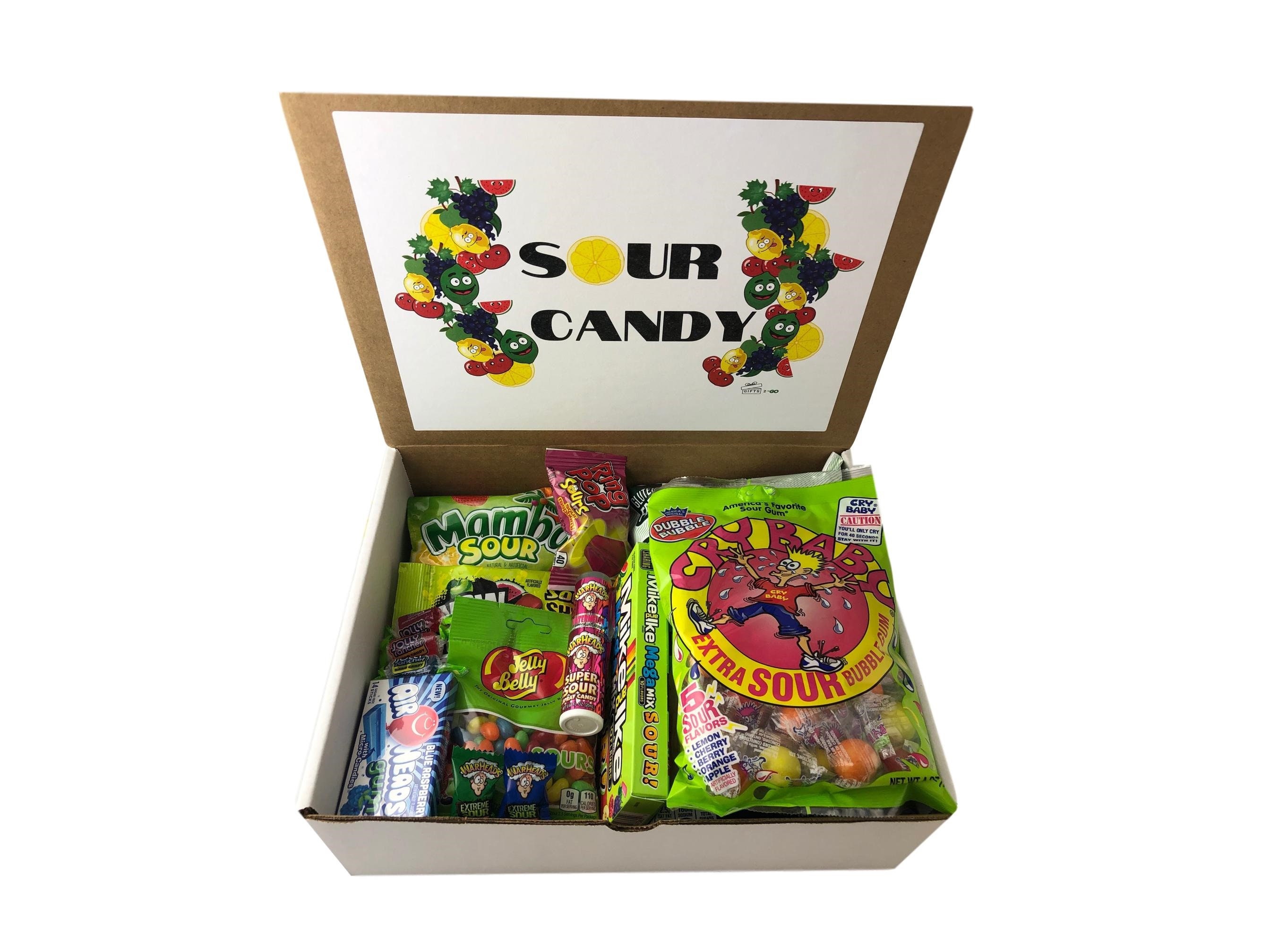 Sour Candy Box Sour Patch Pucker up Tart and Tangy Kids Teens Etsy